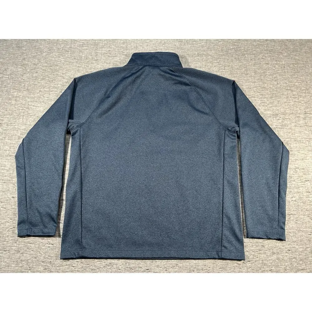 The North Face 1/2-Zip Pullover Mens Extra Large Blue Activewear Fleece Sweater